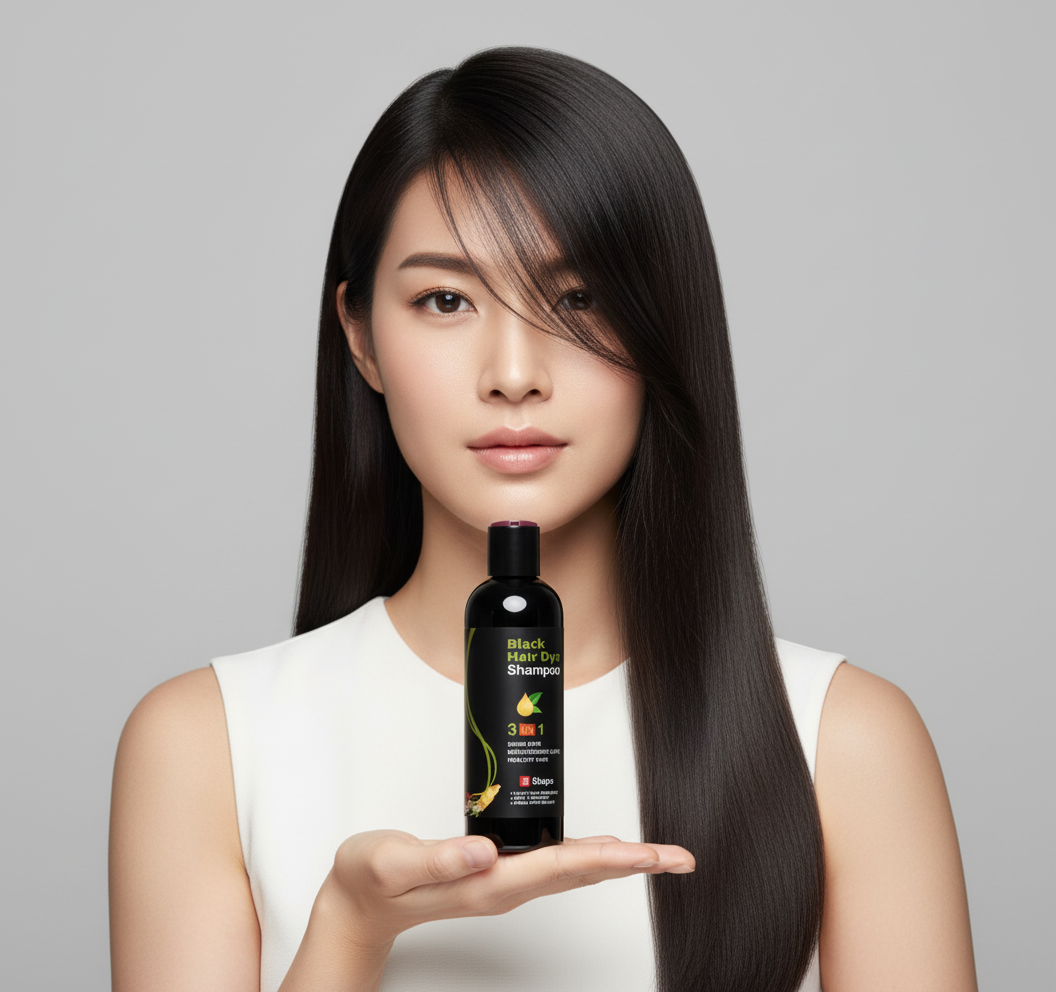 Black Hair Shampoo 3-in-1