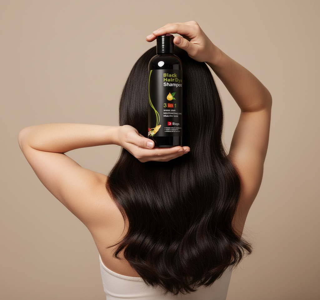 Black Hair Shampoo 3-in-1
