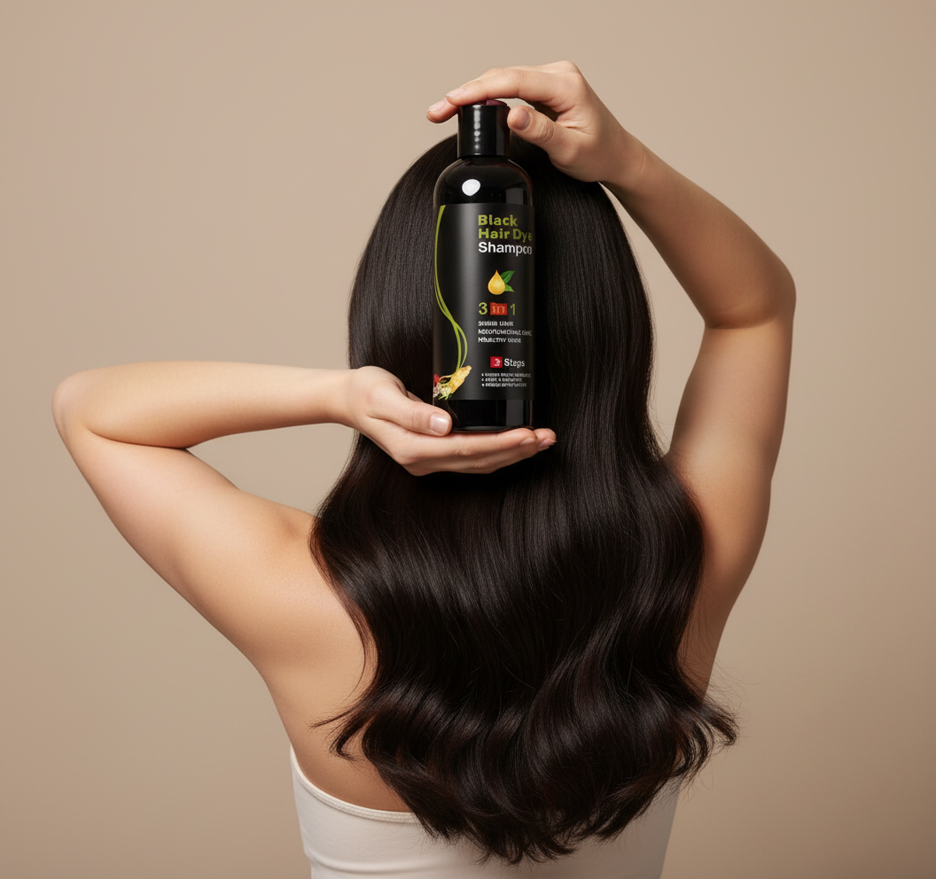 Black Hair Shampoo 3-in-1