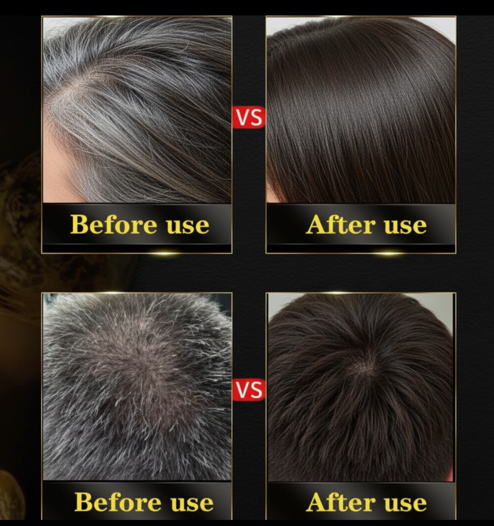 Black Hair Shampoo 3-in-1